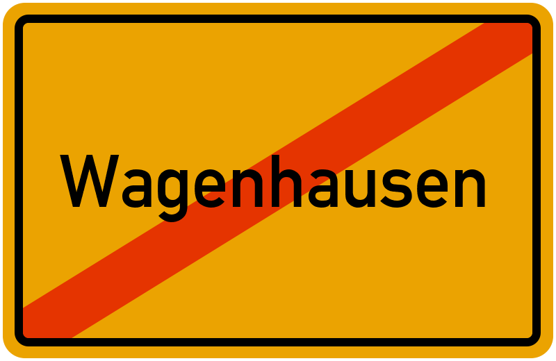 Ortsschild Wagenhausen