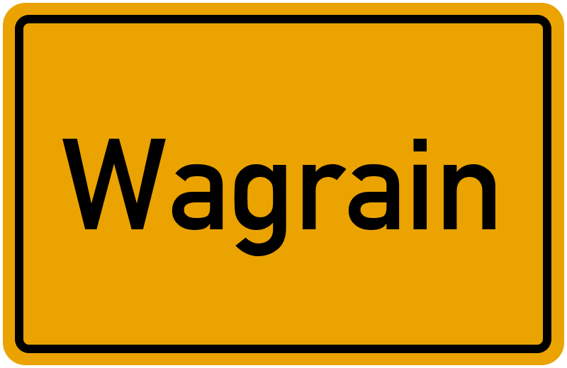 Ortsschild Wagrain