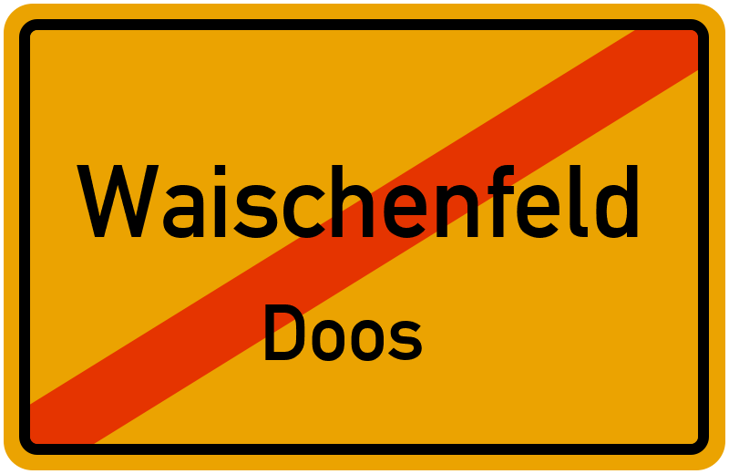 Ortsschild Waischenfeld