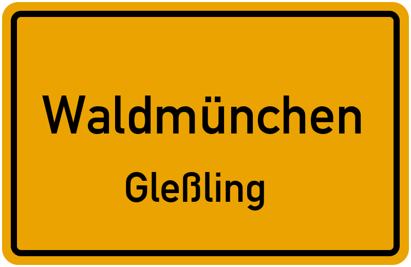 Ortsschild Waldmünchen