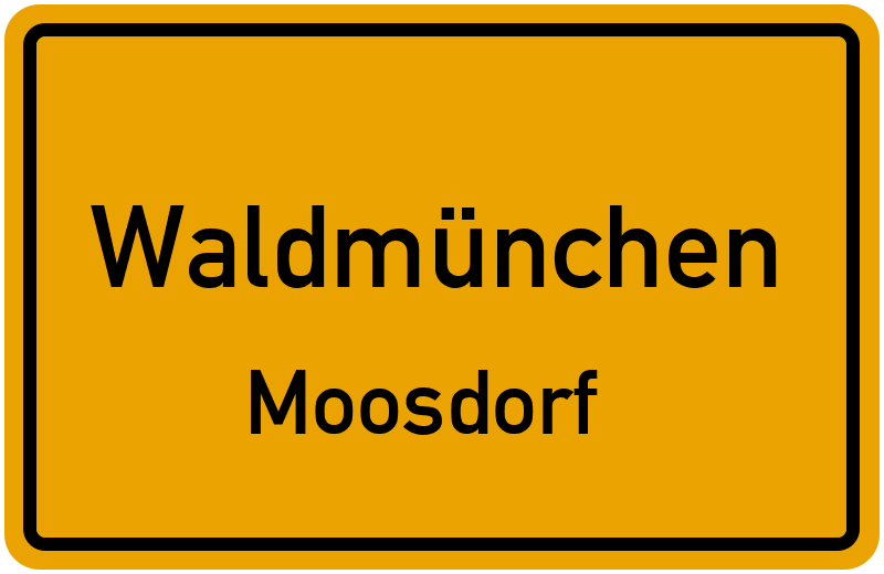 Ortsschild Waldmünchen