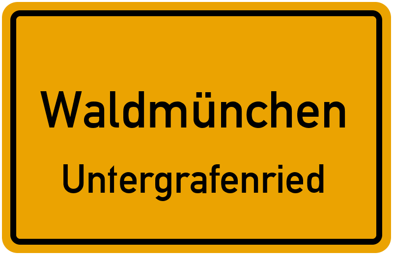 Ortsschild Waldmünchen