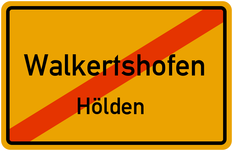 Ortsschild Walkertshofen