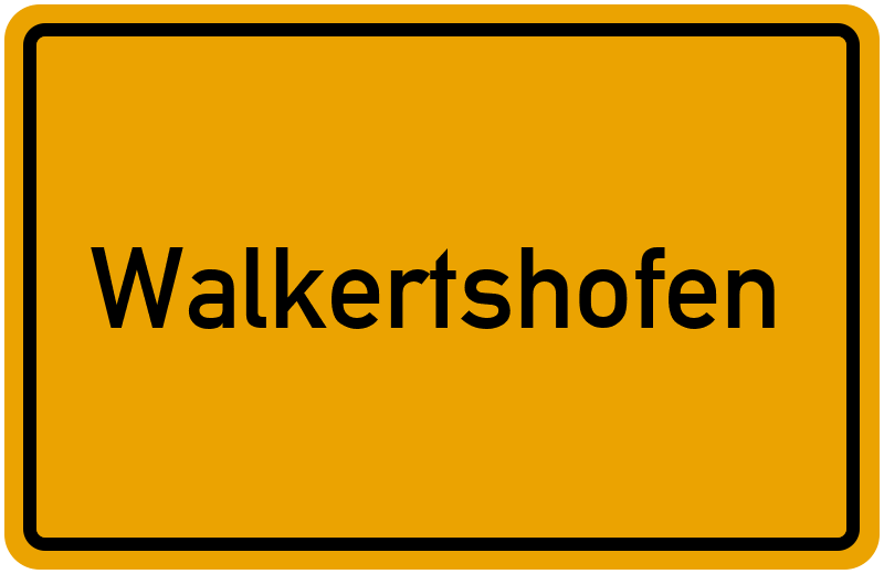 Ortsschild Walkertshofen
