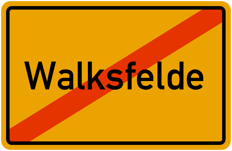 Ortsschild Walksfelde