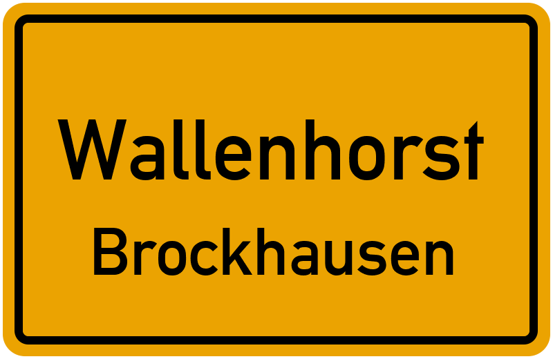 Ortsschild Wallenhorst
