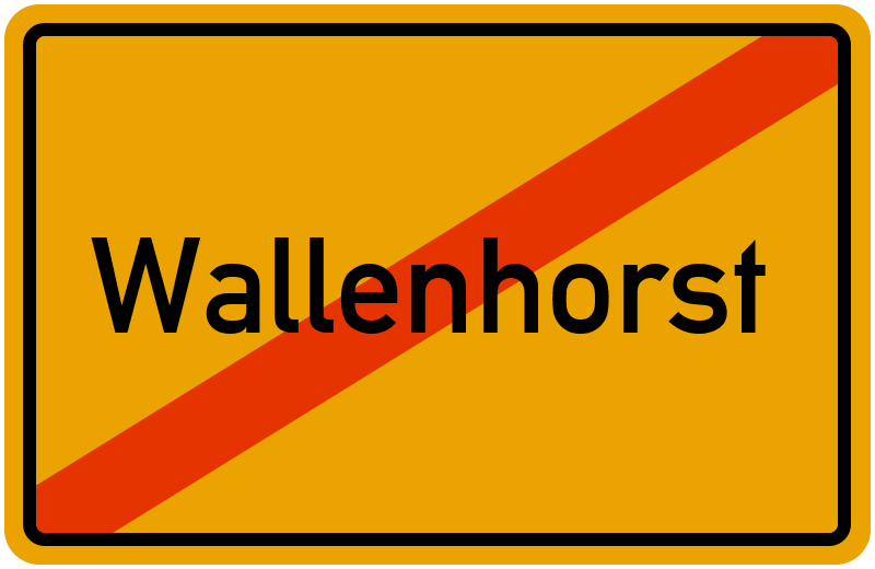 Ortsschild Wallenhorst