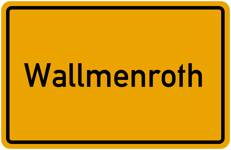 Ortsschild Wallmenroth