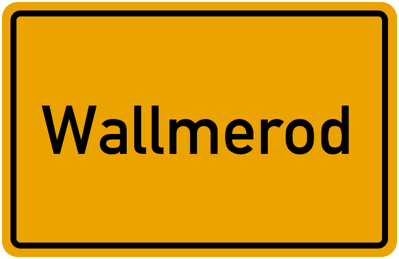 Ortsschild Wallmerod