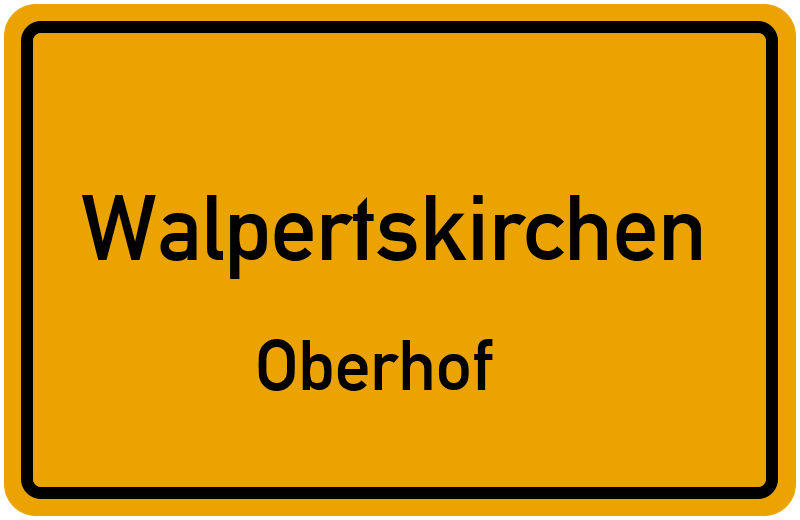 Ortsschild Walpertskirchen