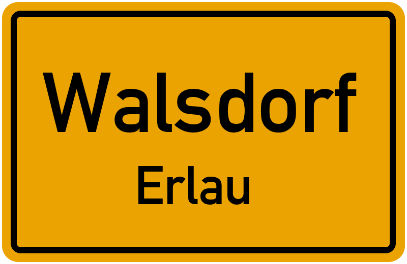 Ortsschild Walsdorf