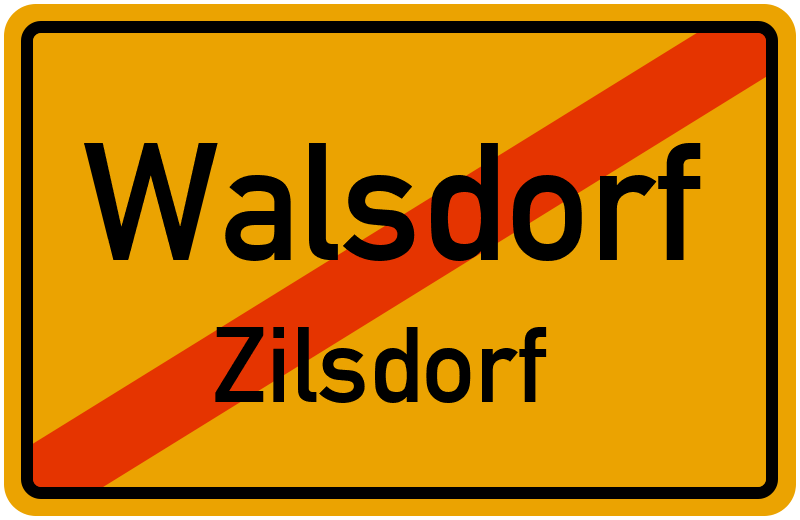 Ortsschild Walsdorf