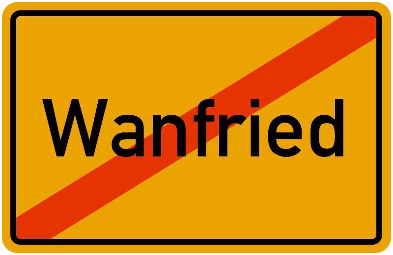 Ortsschild Wanfried