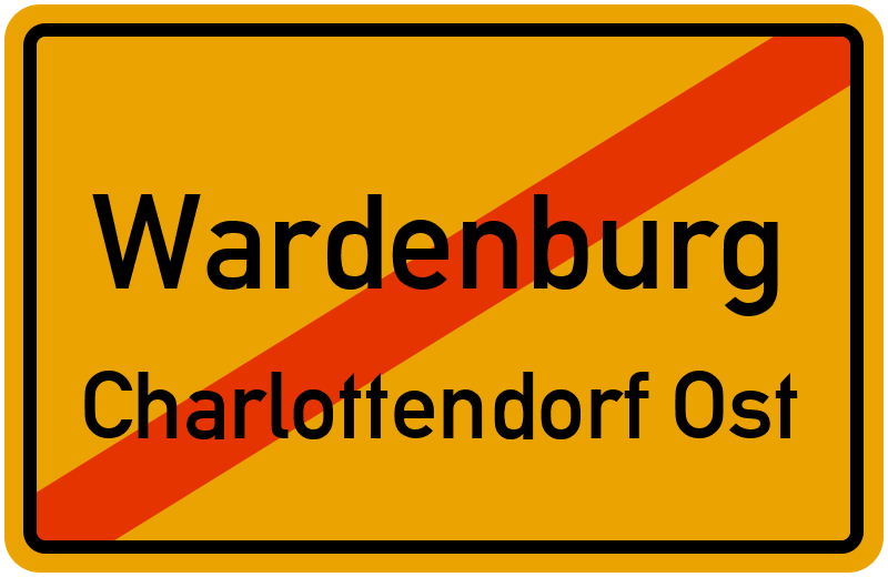 Ortsschild Wardenburg