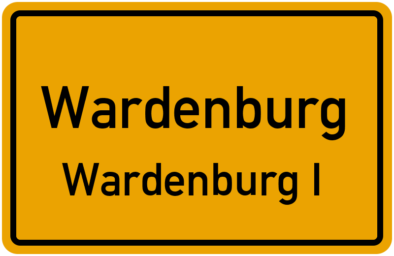 Ortsschild Wardenburg