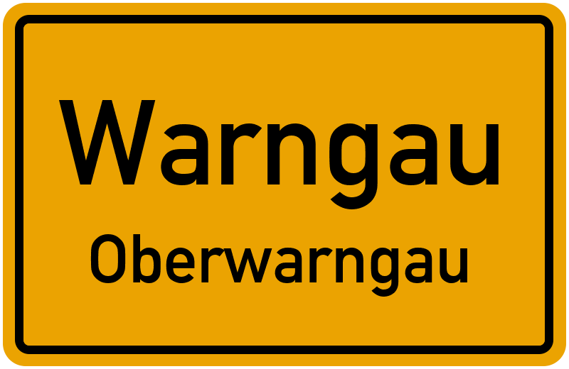 Ortsschild Warngau