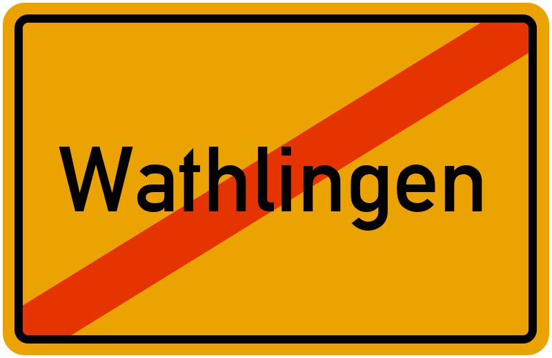 Ortsschild Wathlingen
