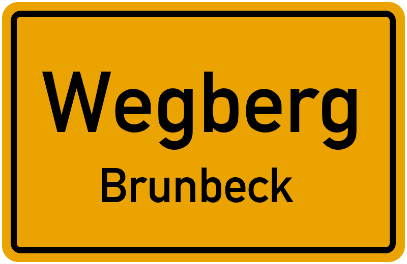 Ortsschild Wegberg