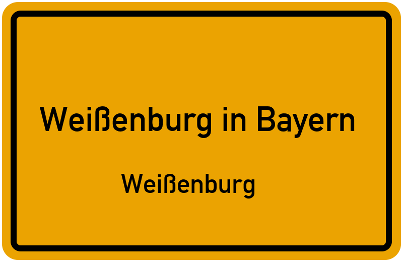 Niederhofenerstraße in 91781 Weißenburg in Bayern Weißenburg (Bayern)