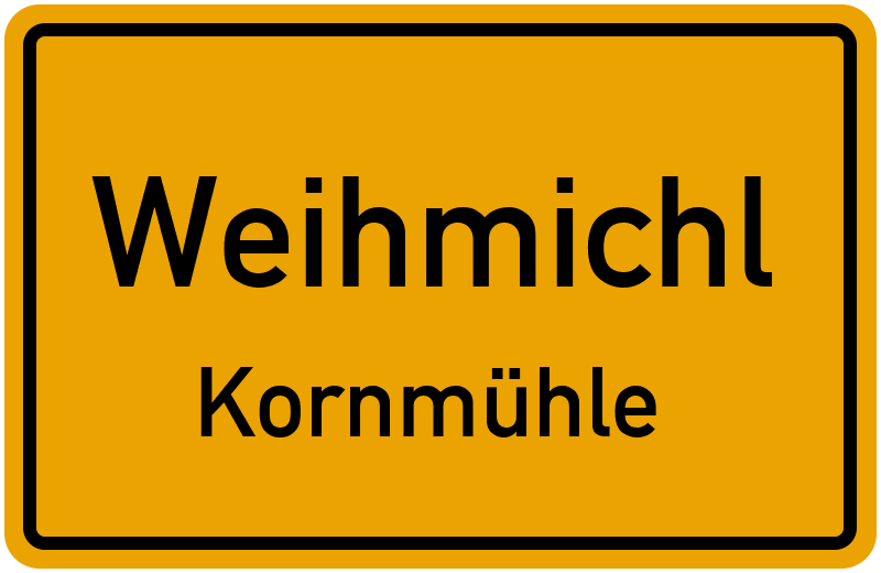 Ortsschild Weihmichl