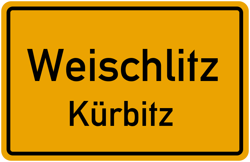 Ortsschild Weischlitz