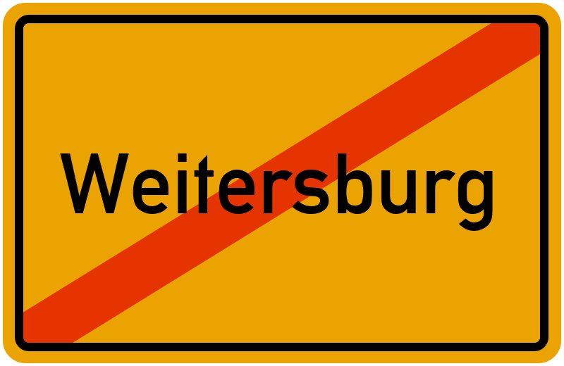 Ortsschild Weitersburg