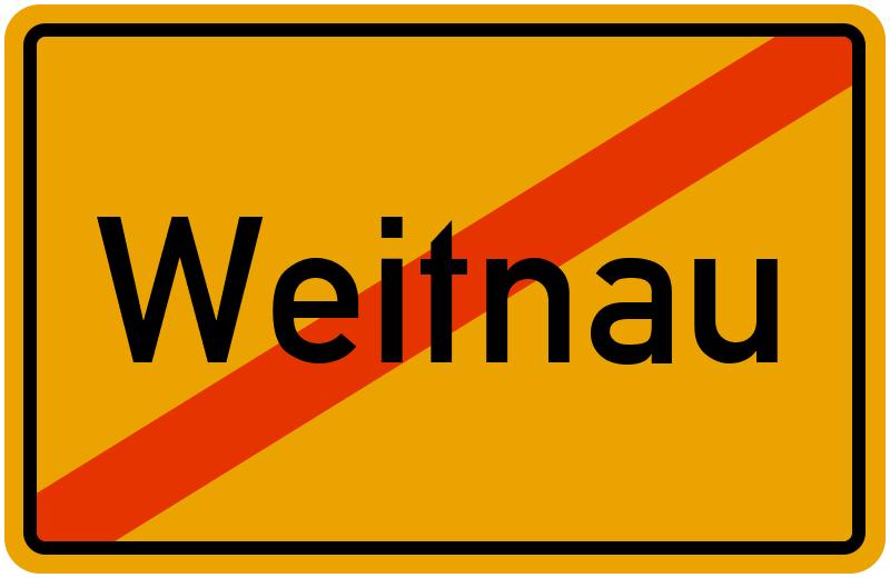 Ortsschild Weitnau