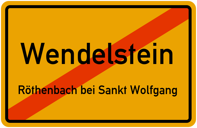 Ortsschild Wendelstein
