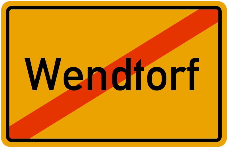 Ortsschild Wendtorf