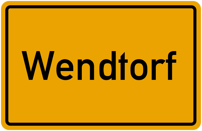 Ortsschild Wendtorf