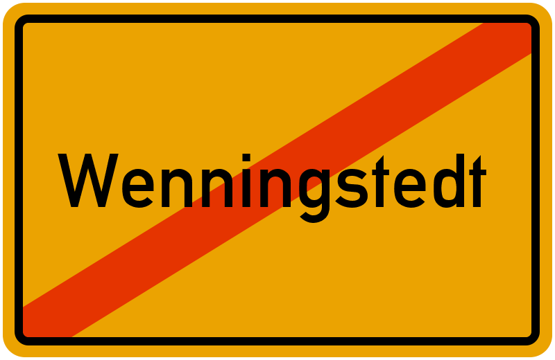 Ortsschild Wenningstedt