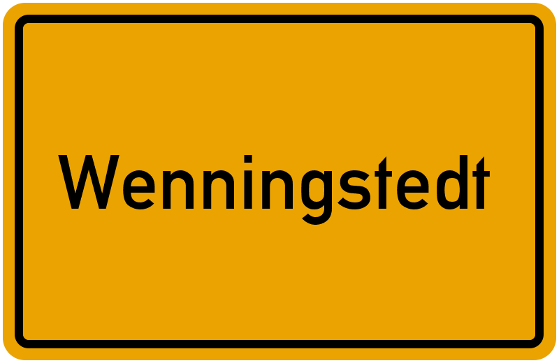 Ortsschild Wenningstedt