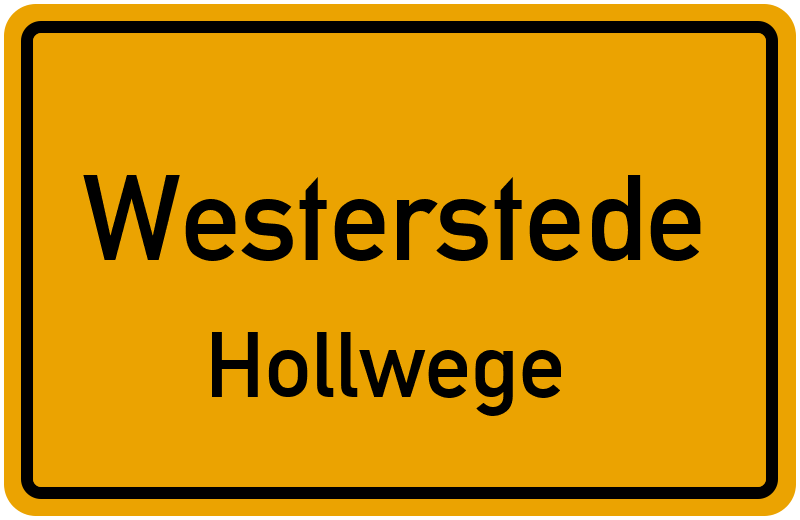 Ortsschild Westerstede