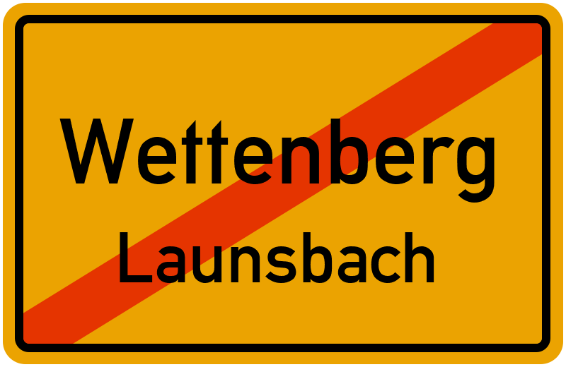 Ortsschild Wettenberg