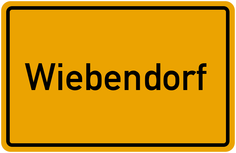 Ortsschild Wiebendorf