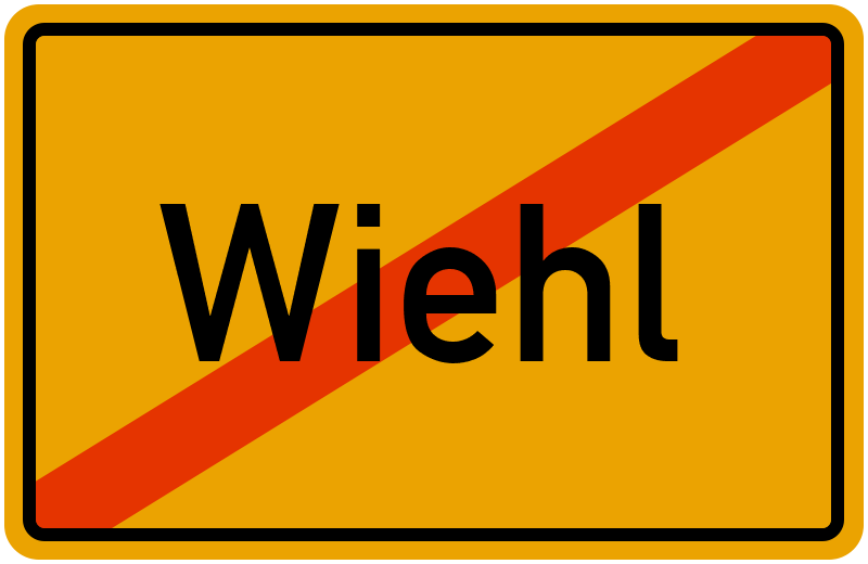 Ortsschild Wiehl