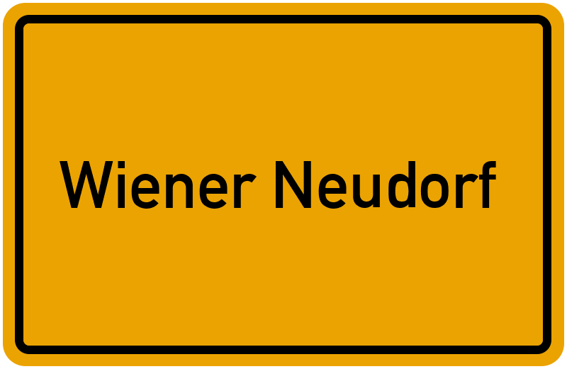 Ortsschild Wiener Neudorf