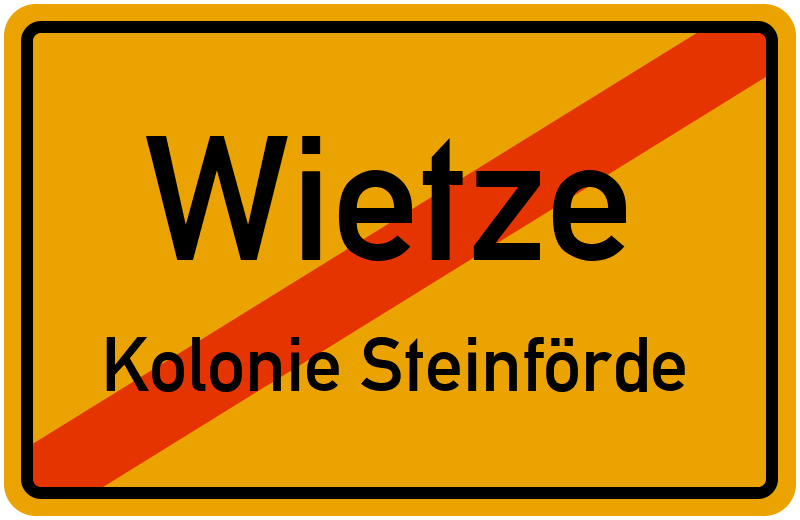 Ortsschild Wietze
