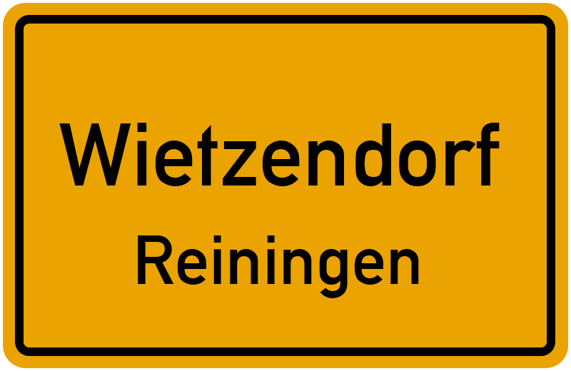 Ortsschild Wietzendorf