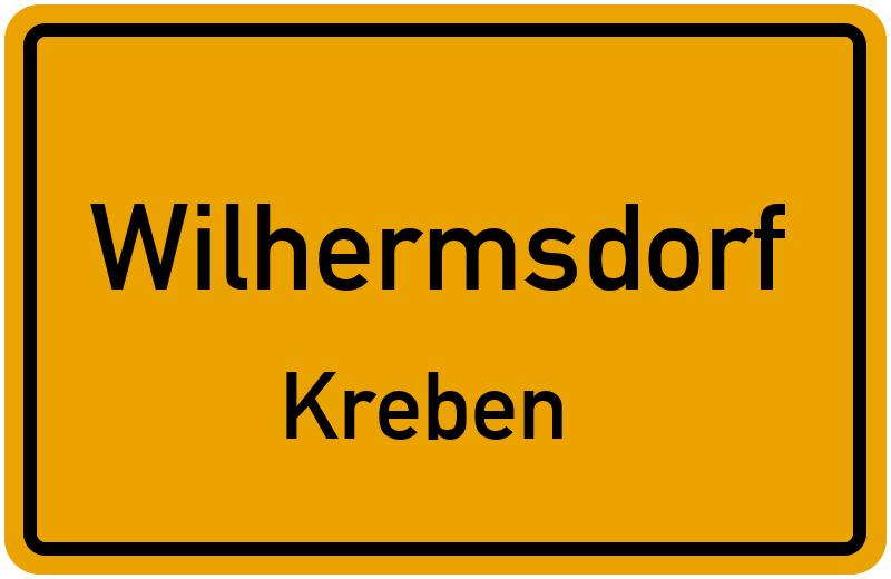 Ortsschild Wilhermsdorf