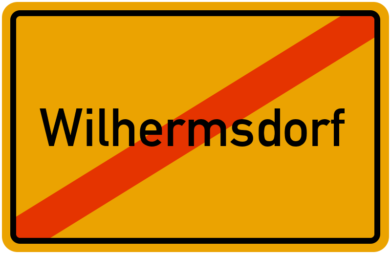 Ortsschild Wilhermsdorf