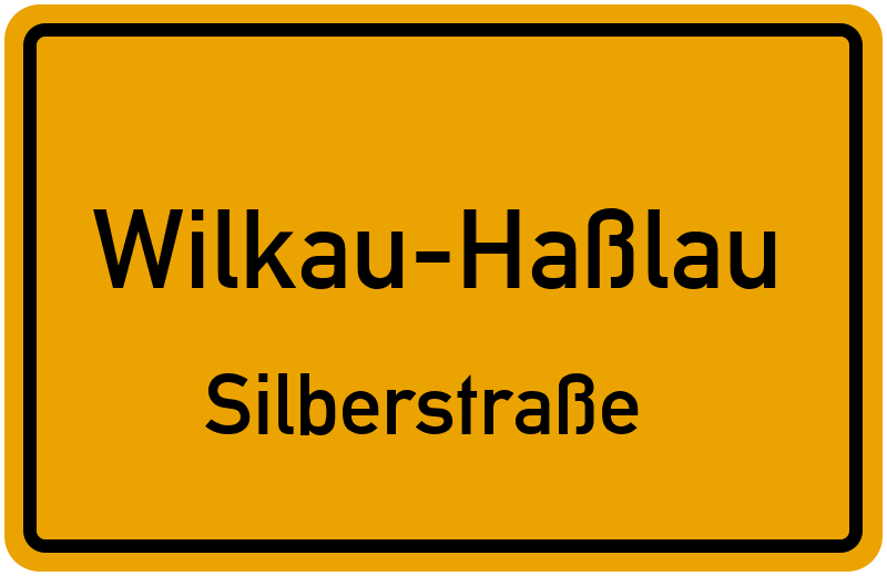 Ortsschild Wilkau-Haßlau