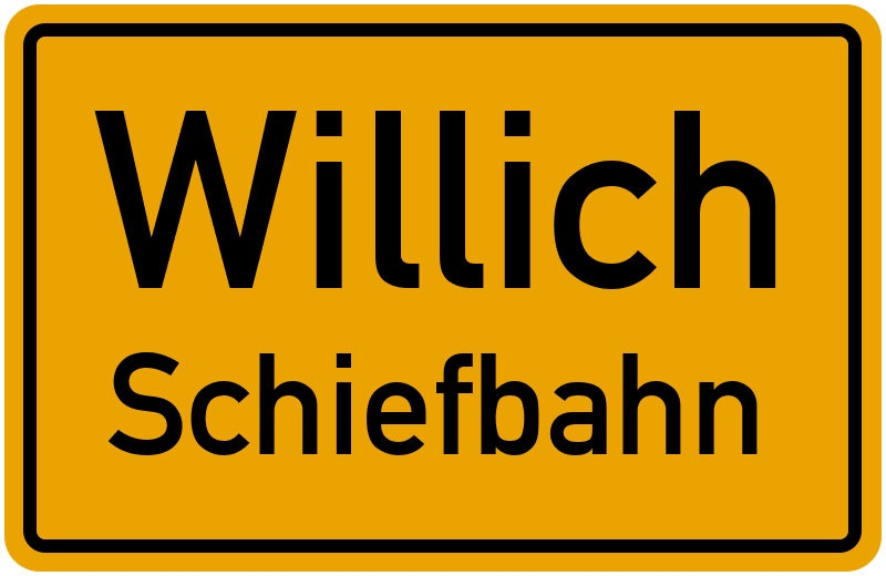 Ortsschild Willich