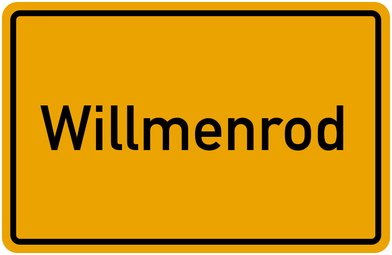 Ortsschild Willmenrod