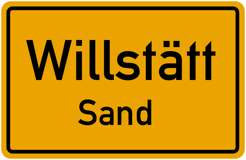 Ortsschild Willstätt