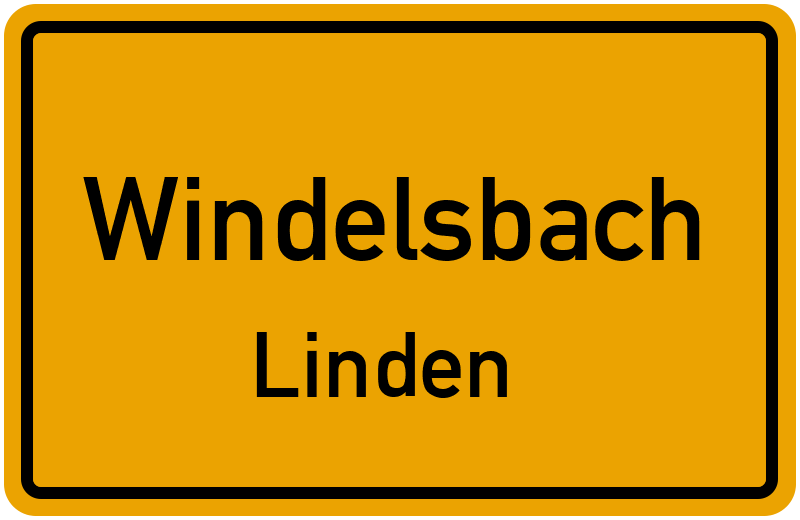 Ortsschild Windelsbach