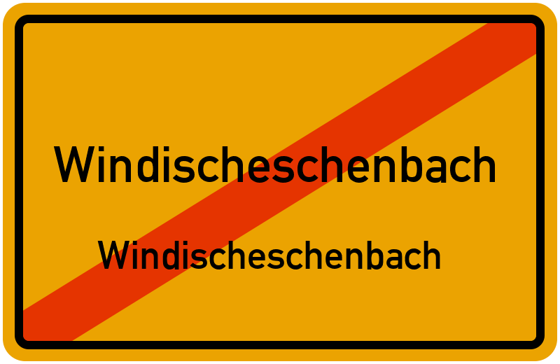 Ortsschild Windischeschenbach