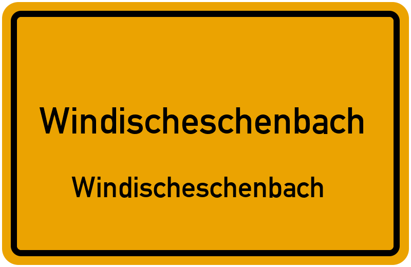 Ortsschild Windischeschenbach