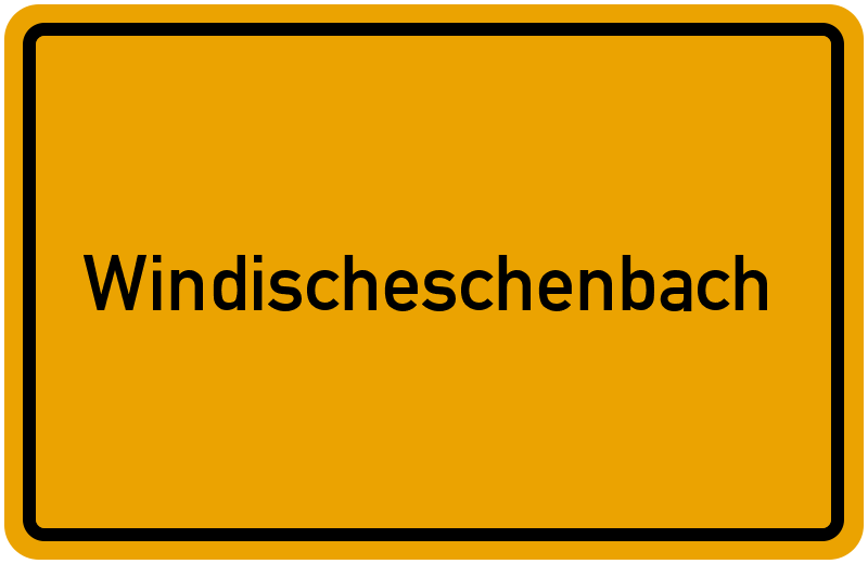 Ortsschild Windischeschenbach