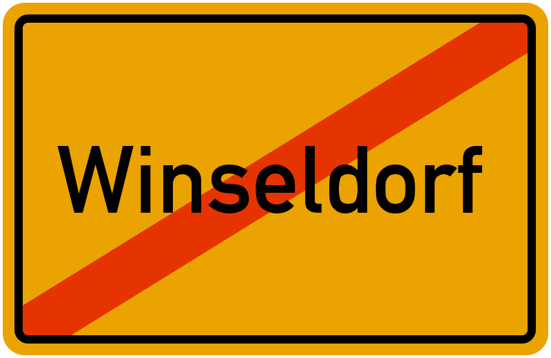 Ortsschild Winseldorf